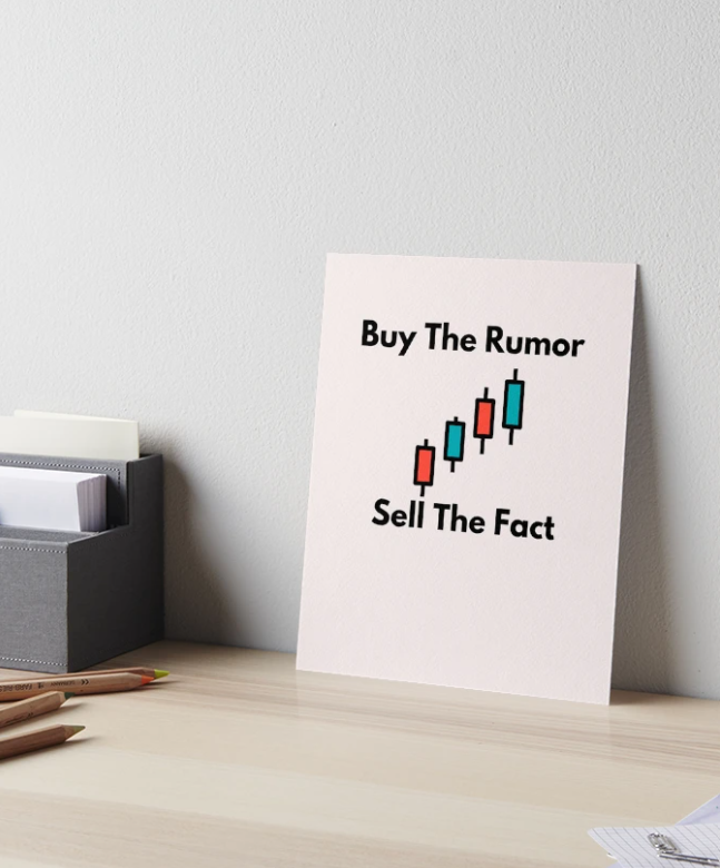 buy the rumor